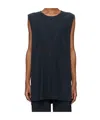 Issey Miyake Navy Monthly Color January Tank Top In Black