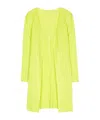 Issey Miyake New Colorful Basics 3 Coat In Yellow