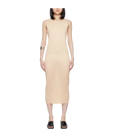 Issey Miyake New Colorful Basics 3 Dress In Nude