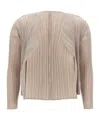 Issey Miyake New Colorful Basics 4 Sweaters And Cardigans Gray In Neutral