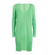 Issey Miyake New Colorful Basics 4 Coat In Green