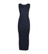 Issey Miyake Navy New Colorful Basics 4 Maxi Dress In Navy
