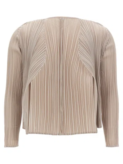 Issey Miyake New Colorful Basics 4 Sweaters And Cardigans Gray In Neutral