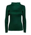 Issey Miyake New Colorful Basics Long-sleeve Top In Green