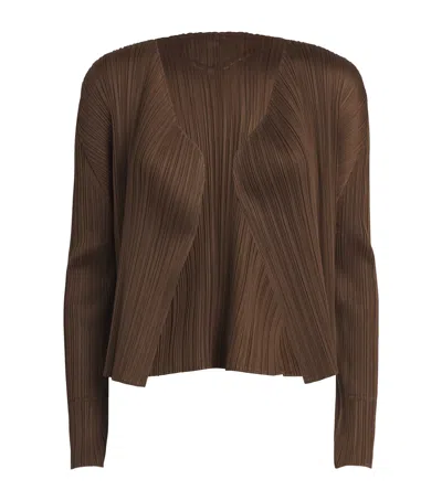 Issey Miyake New Colorful Basics Tank Top In Brown