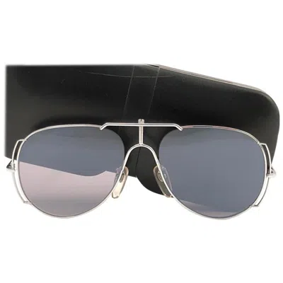Pre-owned Issey Miyake New Vintage  Im 120 Sleek Silver Basquiat 1985 Japan Sunglasses In Black