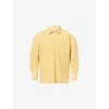 Issey Miyake Ns Dendrite Beige Monthly Colors: August Relaxed-fit Knitted Shirt In Yellow