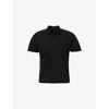 Issey Miyake Black Basics Polo Shirt In Black