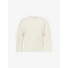 Issey Miyake Ns Limestone White Monthly Colors : September Long-sleeves Knitted Top In Neutral