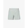Issey Miyake Ns Sericite Blue Mc July Regular-fit Knitted Shorts In Blue
