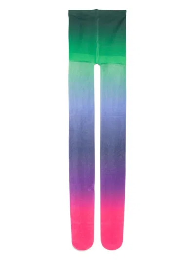 Issey Miyake Nuance Tights In Green