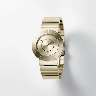 Pre-owned Issey Miyake Ny0n005 Seiko To Tokujin Yoshioka Design Watch Men's Gold