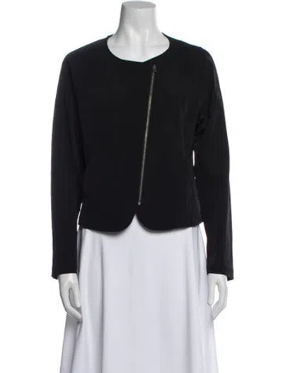 Pre-owned Issey Miyake Nylon Evening Jacket In Black