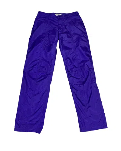Pre-owned Issey Miyake Nylon Parachute Pants S105 In Blue