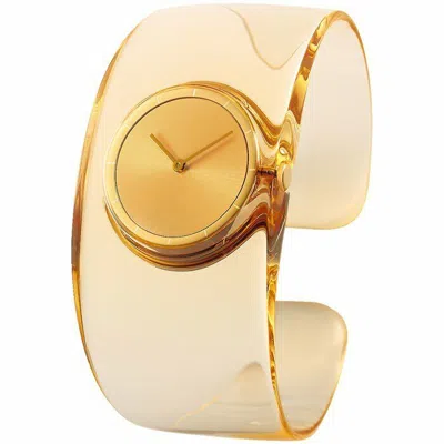 Pre-owned Issey Miyake O Series Bangle Watch Lemon Designed By Tokujin Yoshioka Ny0w005