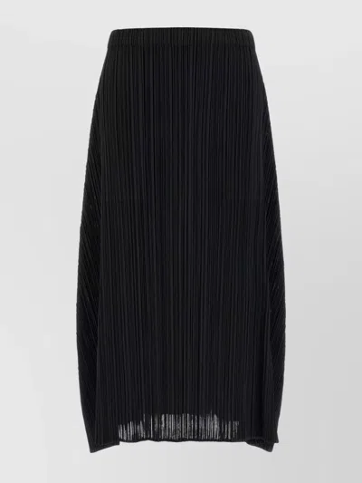 ISSEY MIYAKE OCTOBER MIDI SKIRT ELASTIC WAISTBAND