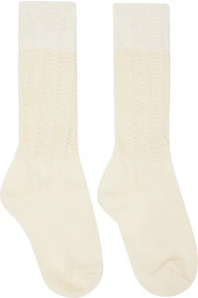 Issey Miyake Off-white Churros Socks