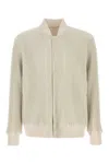 Issey Miyake Bomber In Poliestere Avorio  Uomo In Brown