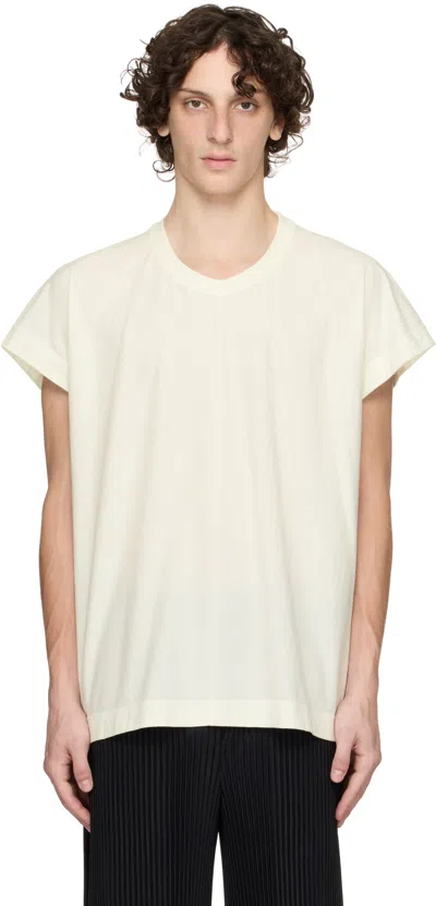Issey Miyake Off-white Release-t 2 T-shirt
