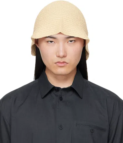 Issey Miyake Off-white Crochet Hat