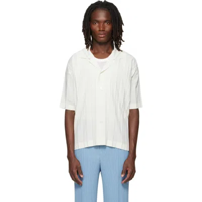Issey Miyake Off-white Edge Shirt