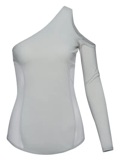 ISSEY MIYAKE ONE-SHOULDER LONG-SLEEVE SHIRT