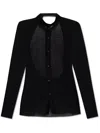 Issey Miyake Open-back Cardigan In Black