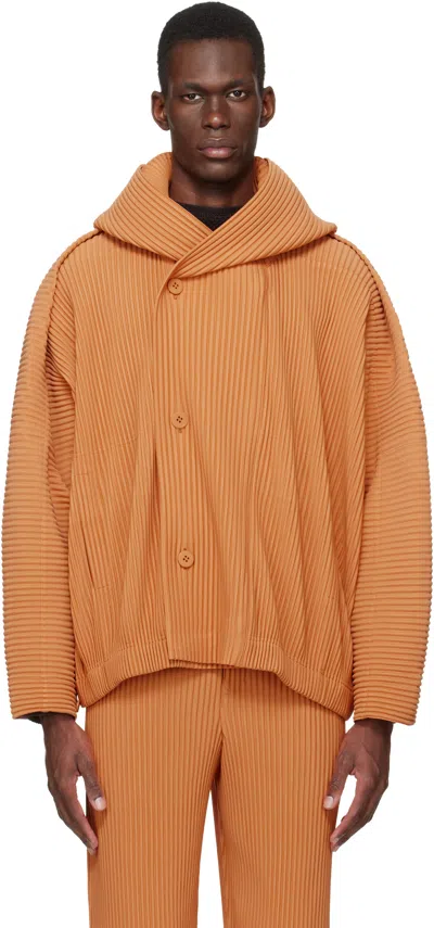 Issey Miyake Orange Monthly Colors March Jacket In Brown