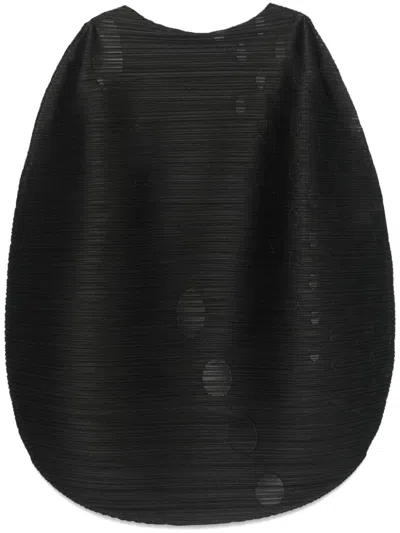 Issey Miyake Orbit Tunic In Black