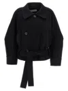 Shop Issey Miyake 'out Of A Cube' Short Coat