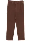 Issey Miyake Overflow Trousers In Brown