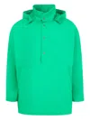 Issey Miyake Padded Rim Shirt Jacket In Green