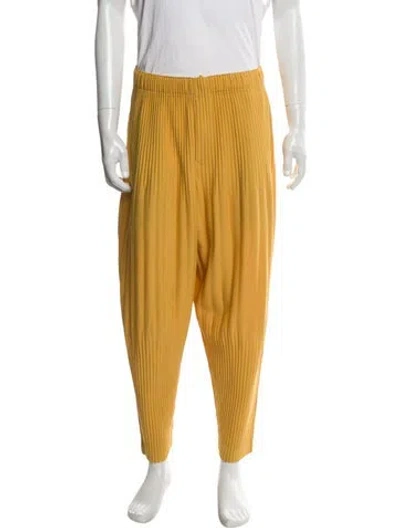 Pre-owned Issey Miyake Pajama Bottoms In Yellow