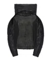 Issey Miyake Panini Top In Black