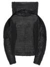 Issey Miyake Panini Top In Black