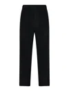 Issey Miyake High-waisted Pleated Trousers With Straight Leg Silhouette In Black