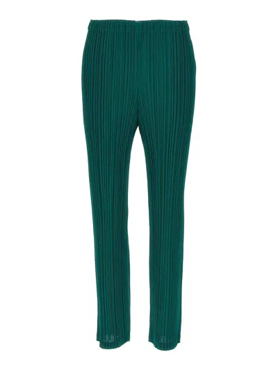 Issey Miyake Monthly Colors Pants In Green