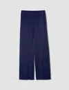 Issey Miyake Pantaloni Plissettati In Navy