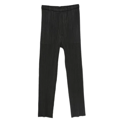 ISSEY MIYAKE PANTS BLACK