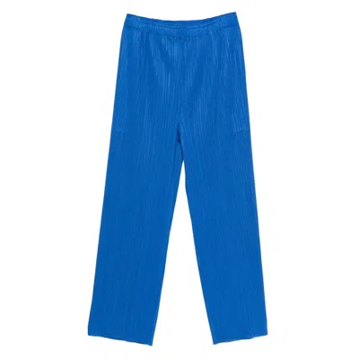 Issey Miyake Pant In Blue