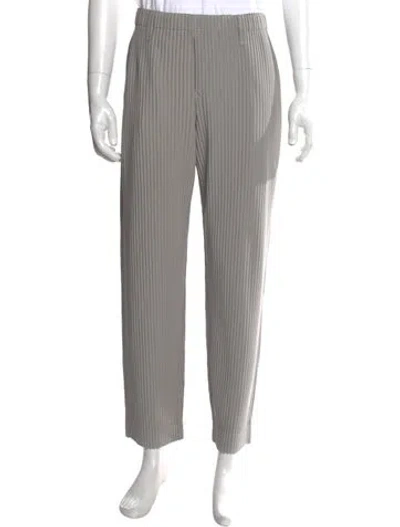 Pre-owned Issey Miyake Pants In Gray