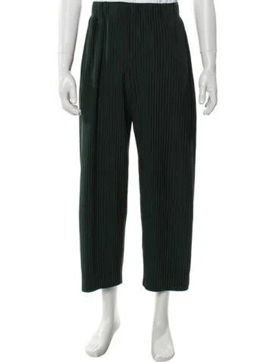 Pre-owned Issey Miyake Pants In Green