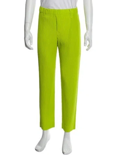 Pre-owned Issey Miyake Pants In Green