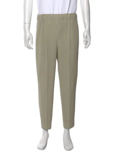 Pre-owned Issey Miyake Pants In Green