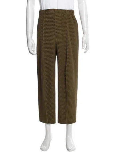 Pre-owned Issey Miyake Pants In Green