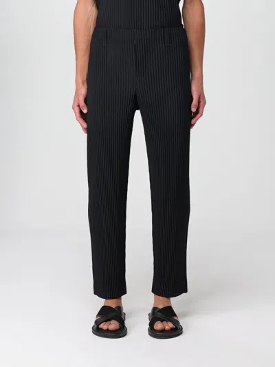 Issey Miyake Black Basics Trousers In 15-black