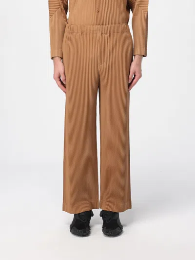 Issey Miyake Pants Homme Plisse'  Men Color Brown