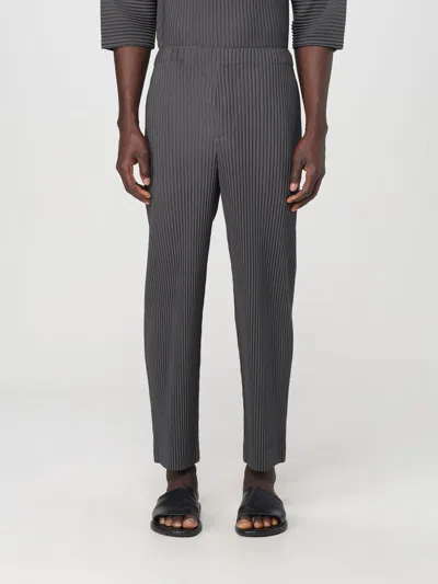ISSEY MIYAKE PANTS HOMME PLISSE' ISSEY MIYAKE MEN COLOR GREY 1 G89977230