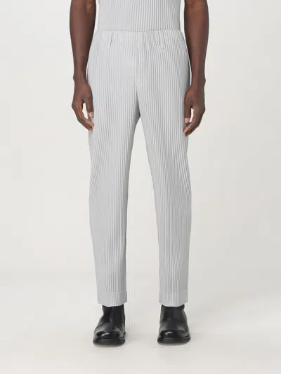 ISSEY MIYAKE PANTS HOMME PLISSE' ISSEY MIYAKE MEN COLOR GREY,G64399020