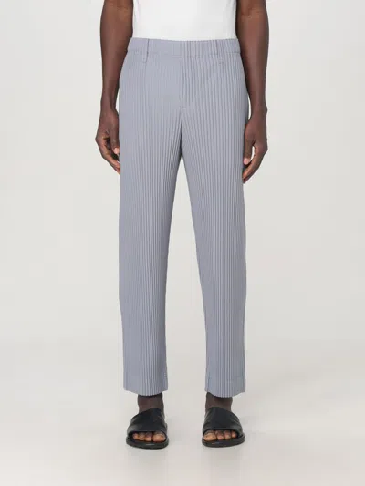 Issey Miyake Pants Homme Plisse'  Men Color Grey In Grau